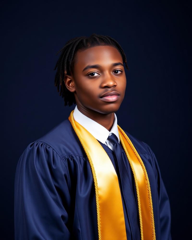 Senior portrait of Devante Sands