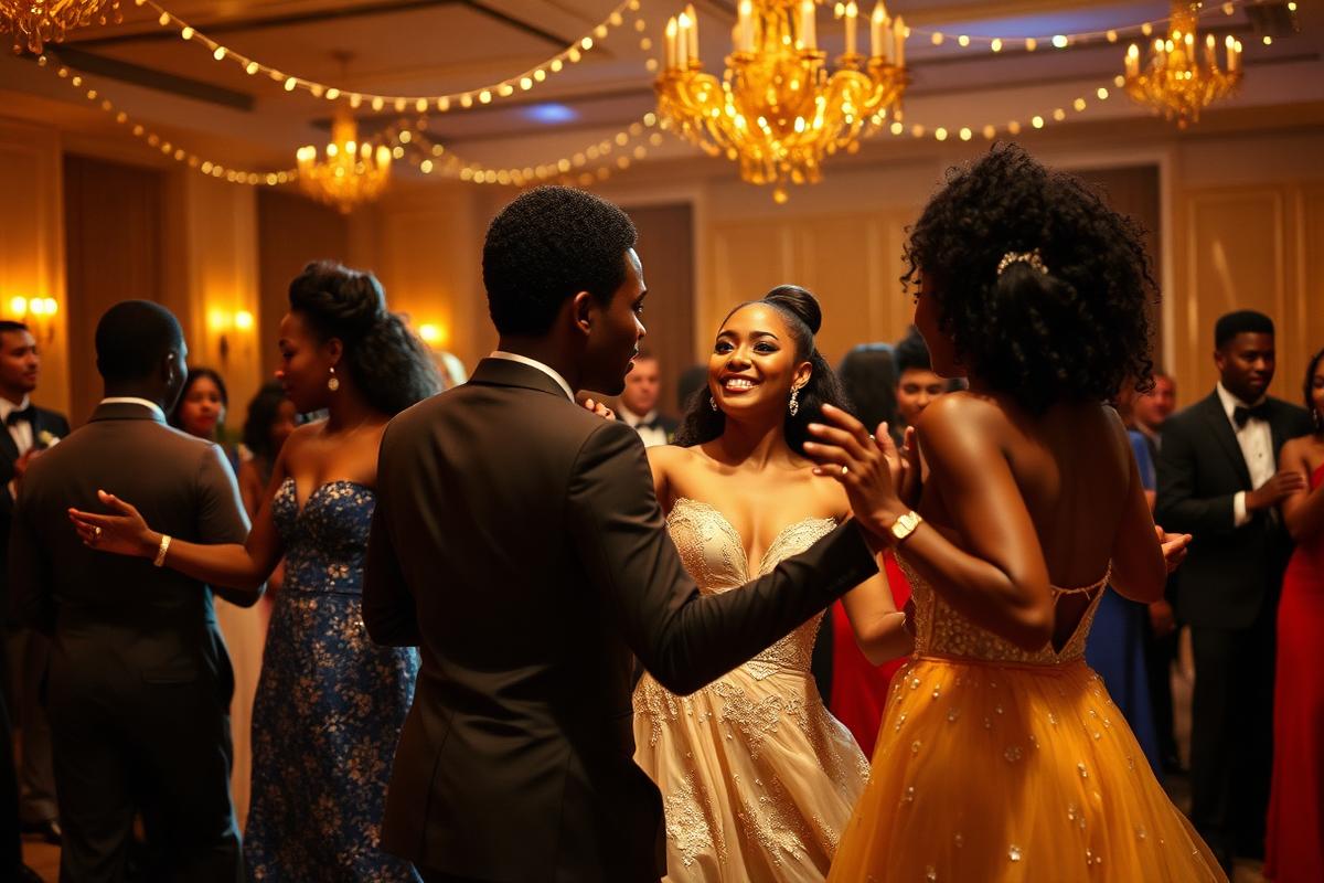 Prom night on the dance floor